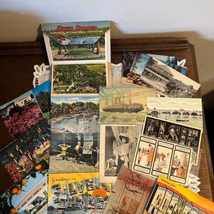 Vintage Postkarten Ephemera - New York, Florida, Minnesota, Pennsylvania