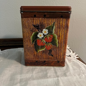 Scatola di fragole vintage