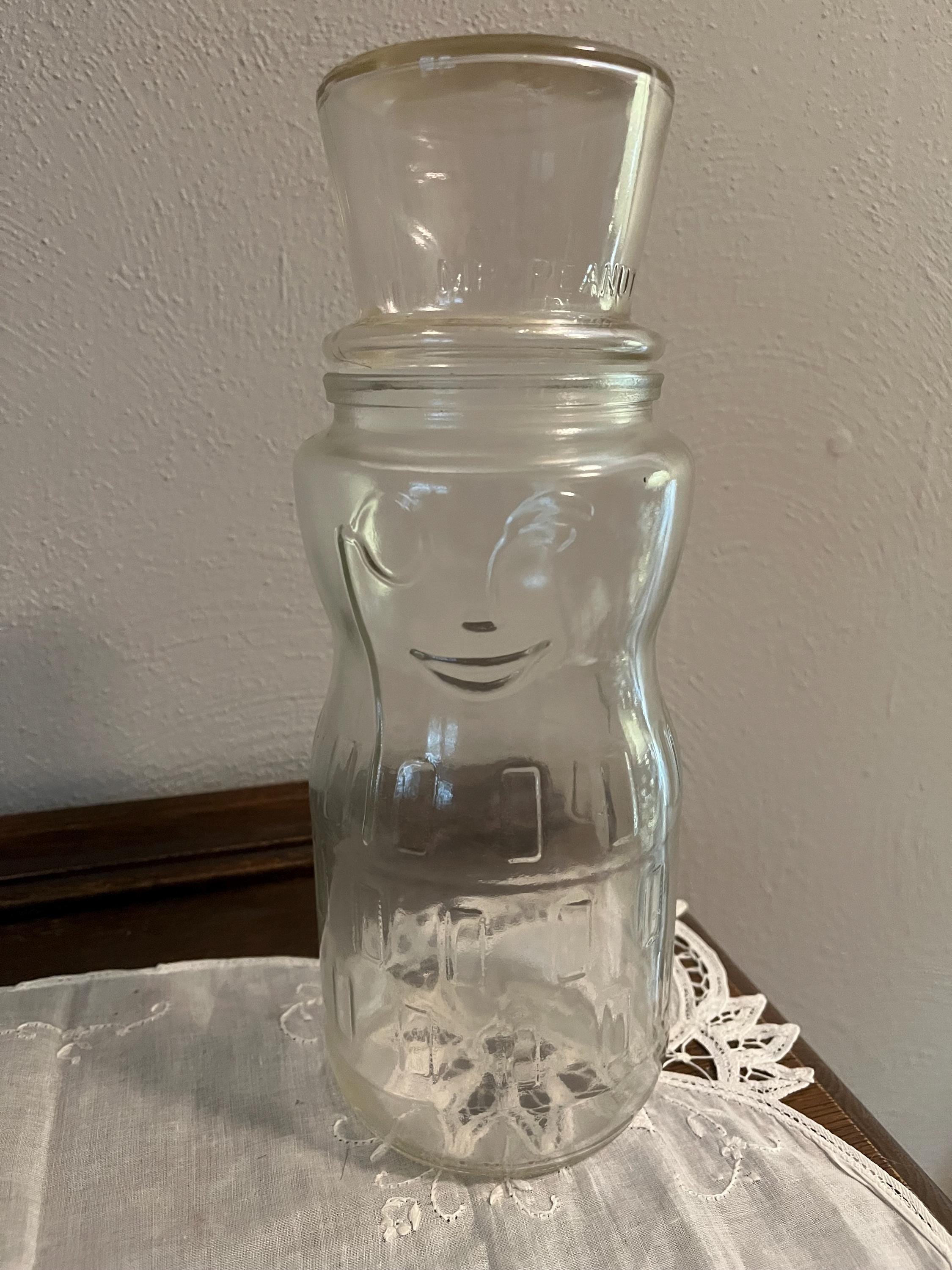 Mr peanut 75th anniversary glass jar - Etsy 日本