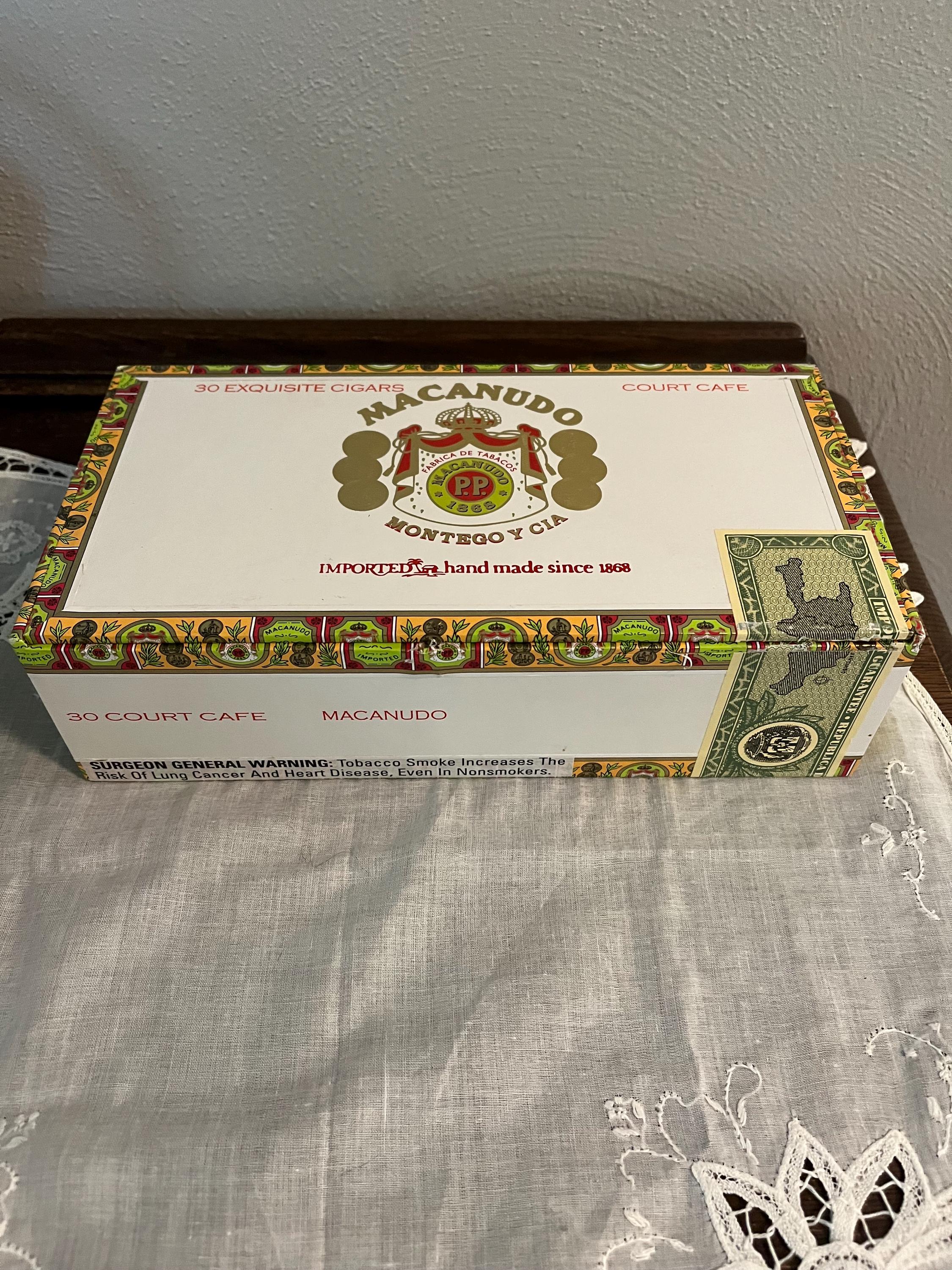 Vintage Macanudo Wooden Cigar Box - Etsy