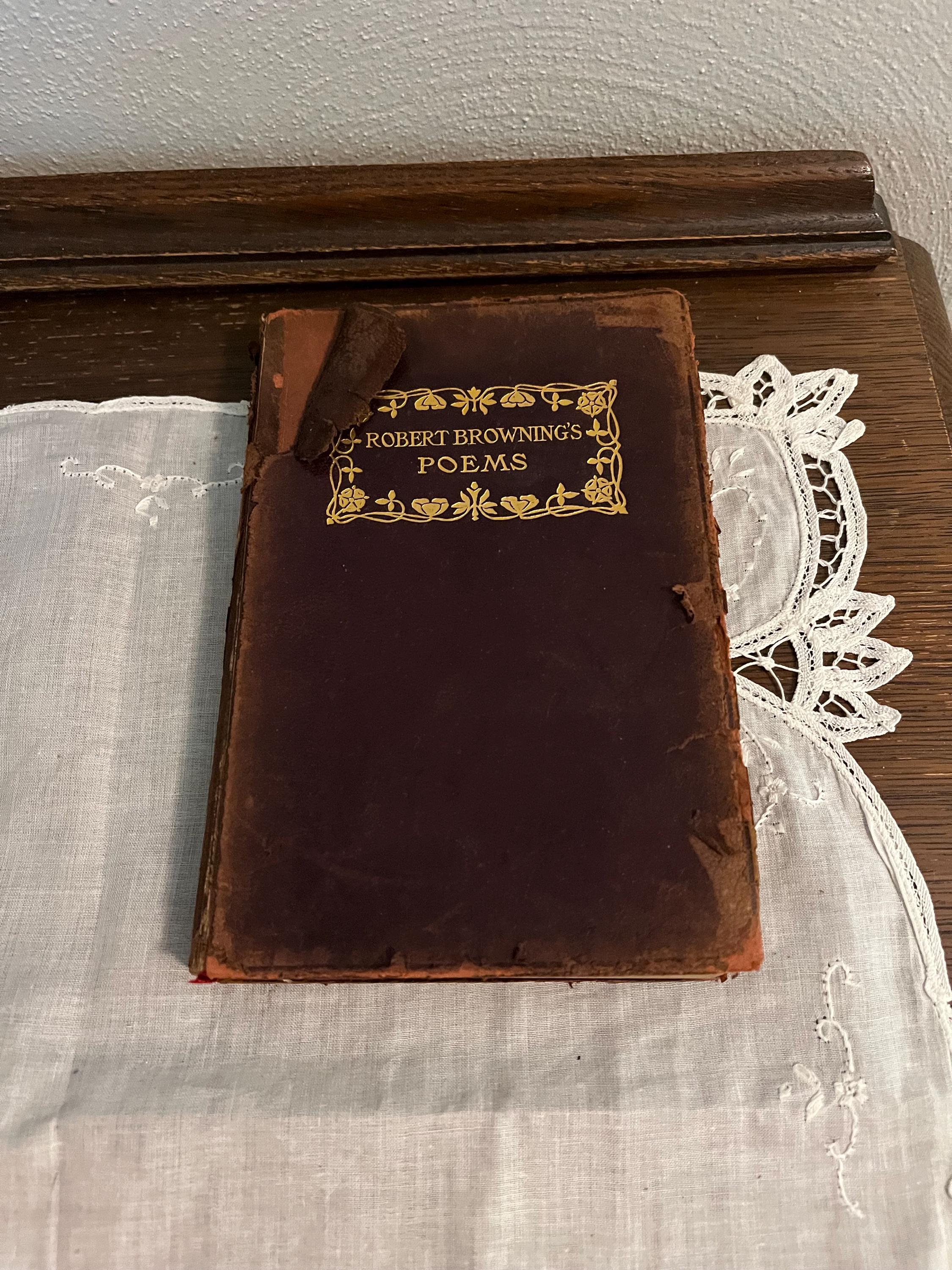 ロバート・ブラウニングの詩集、著作権1896年 - Etsy 日本