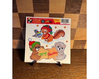 Holiday Window Clings, 3 Pages