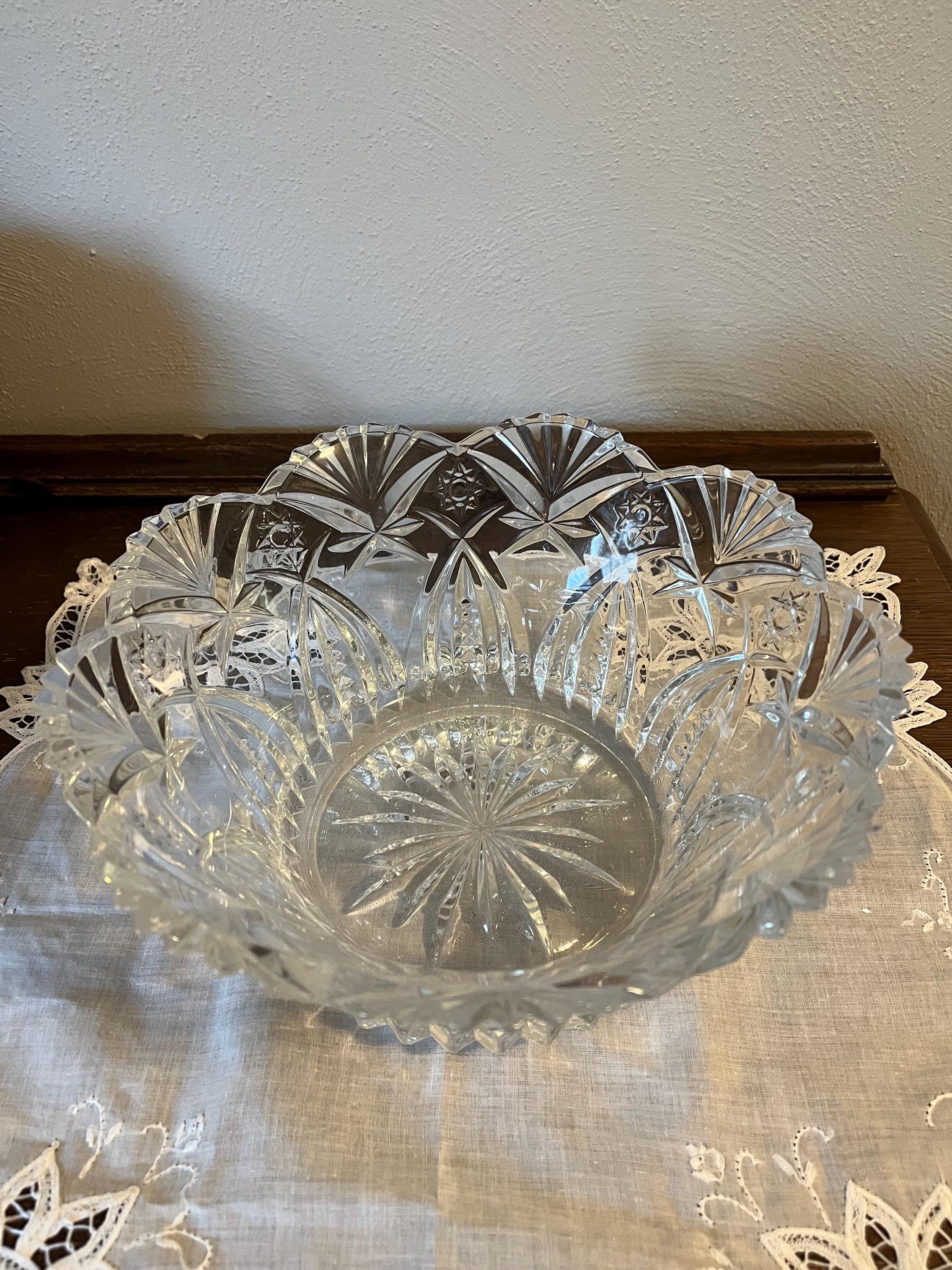 French Cristal d’ Arques Crystal Bowl