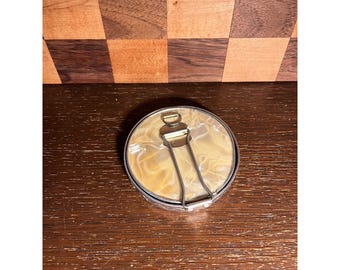 Vintage Compact Mother of Pearl Travel Mirror