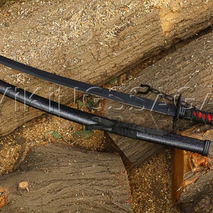 Handcrafted Japanese Katana Sword – Steel Samurai Sword Custom Taijutsu Design