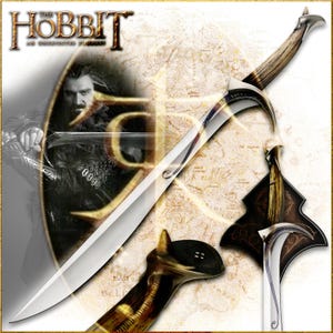 Handcrafted Orcrist Sword Replica: Thorin Oakenshield Inspired Display Decor