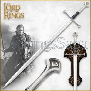 Hand-Forged Stainless Steel Sword: Engraved Collector&#39;s Heirloom