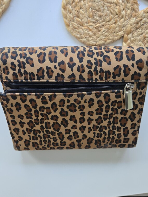 Leopard Print Wallet with Calculator Large Vintag… - image 6
