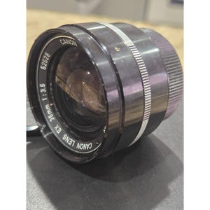 Vintage Canon EX 35mm F/3.5 Lens – Made in Japan, Includes Caps image 8
