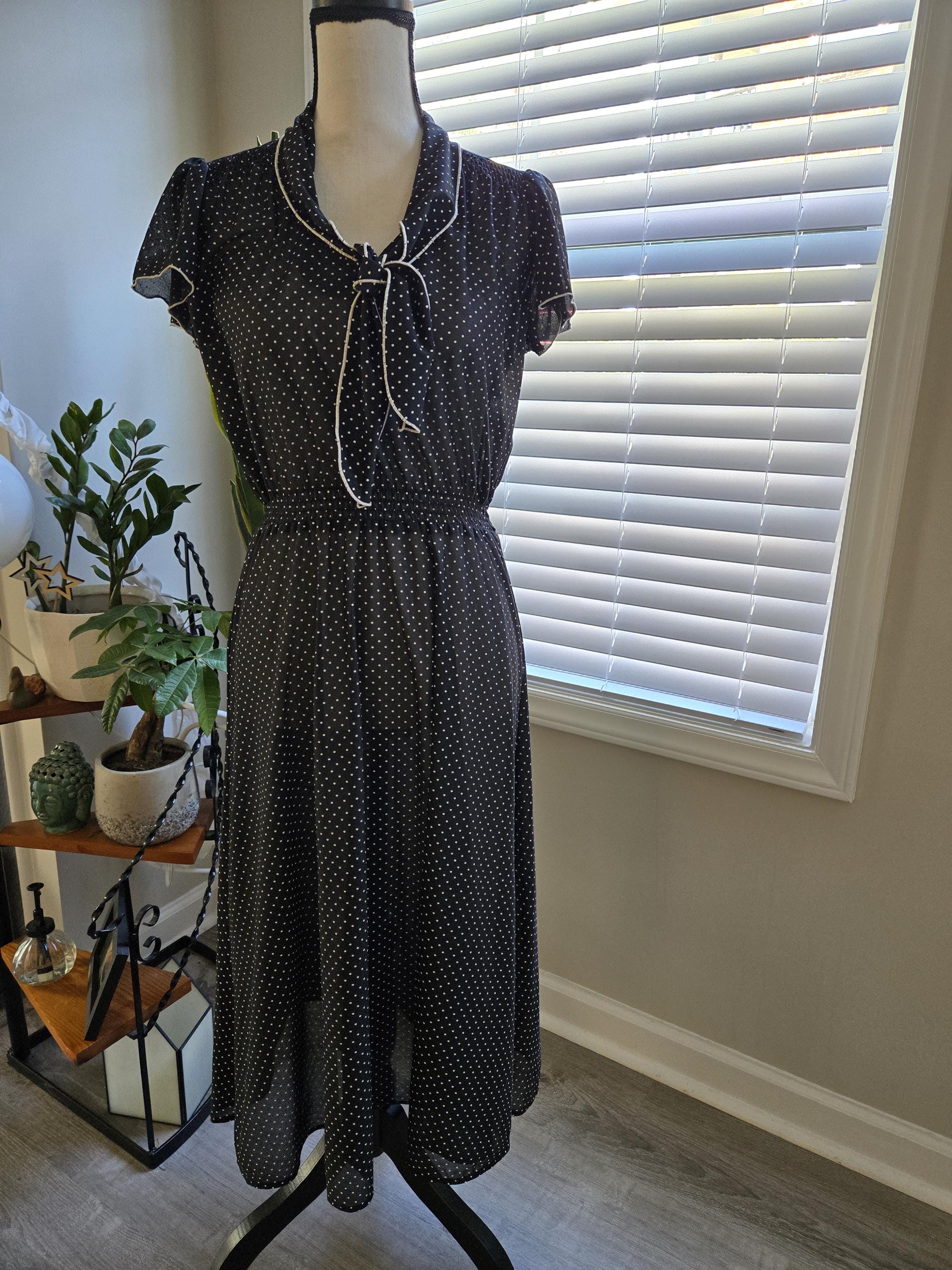 Polka Dot Robbie Bee Dresses Sears Vintage Schrader Sport Polka