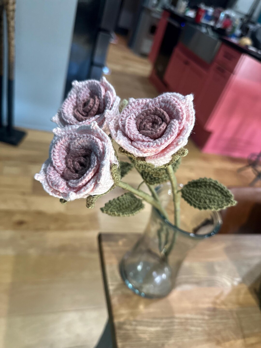 Pink Crochet Roses Pink Crochet Roses - Etsy