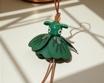 Cowhide Tassel Animal Bag Charm: Handmade Backpack & Purse Accessory