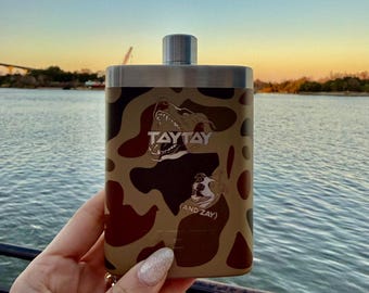 Custom Laser Engraved YETI Flask | Personalized Gift