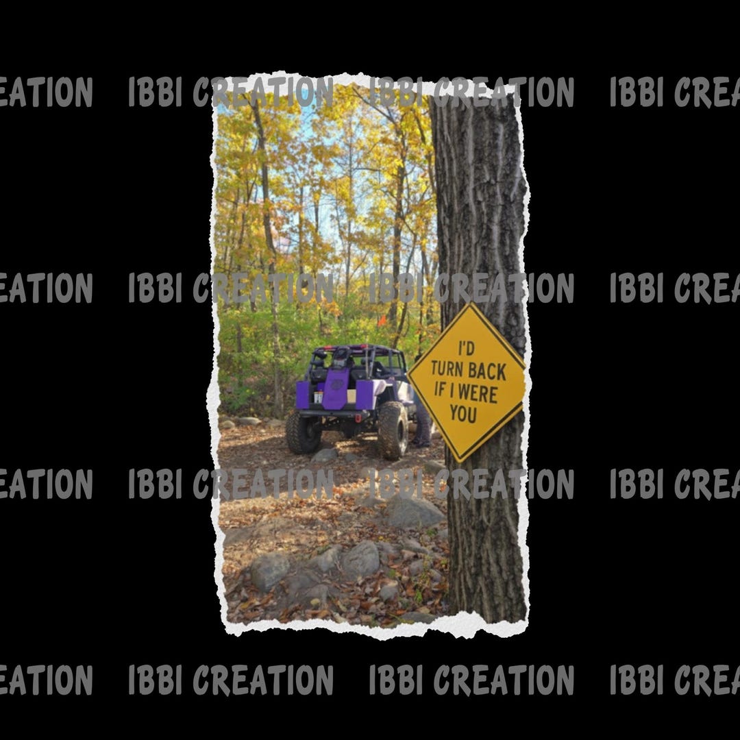 Off-road Warning Sign Adventure - Etsy