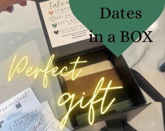 Date Night Idea Box – Anniversary Gift for Couples