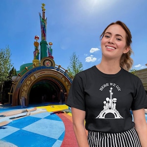 Universal Epic Universe Portal Worlds PNG Super Mario Nintendo World Entrance SOLO stampabile per maglietta, cappello, merchandising, ecc.