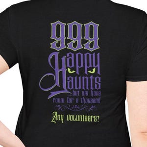 Disney World Haunted Mansion 999 Haunts Unisex Softstyle T-Shirt, Magic Kingdom Shirt, Disneyland Tee, Theme Park Apparel, Halloween Costume