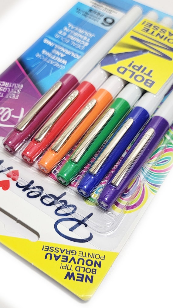 Paper Mate Flair Medium Felt Tip Pens, Tropical Colors - 6 Pack