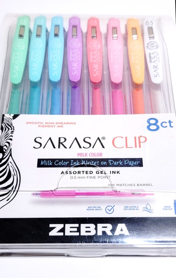 Zebra Sarasa Clip Gel Ink Ballpoint Pen 0.5mm Milk Color 3 Colors Set