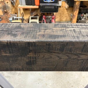Fireplace Mantel - Black Stain
