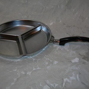 Vintage Everedy Aluminum 3 Compartment Pan Unused Condition
