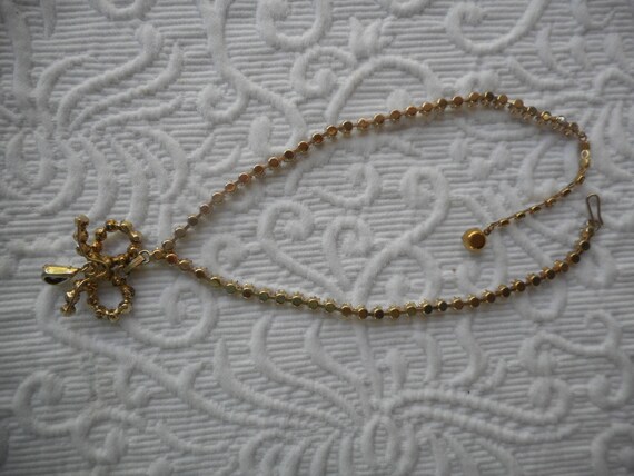 Vintage Rhinestone Crystal Necklace Choker Multi-… - image 4