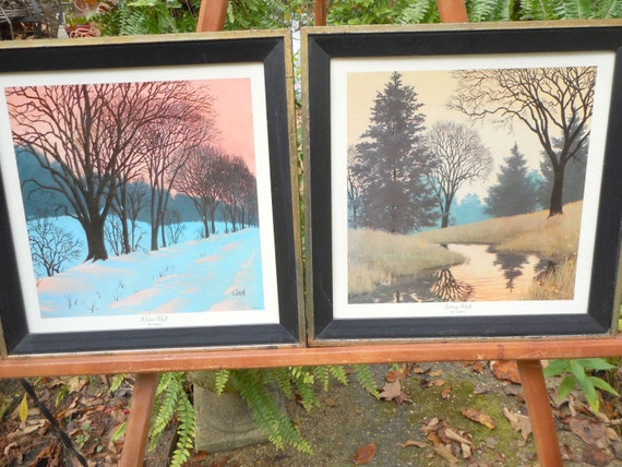 Winter Idyll Canvas Art Print