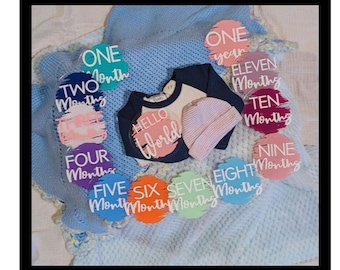 Baby milestone photo prop