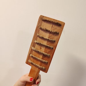 Oak paddle with jute