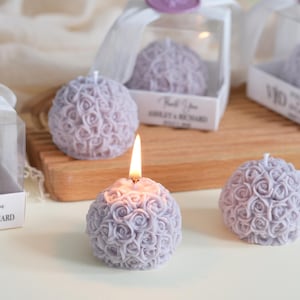 Personalized Engagement Favor Candles, Wedding Shower Custom Candles, Candle Favors for Guest, Unique Candle Favors, Bridal Shower Gifts