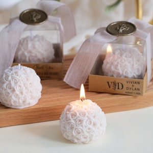Custom Wedding Favor Candles, Wedding Shower Favors, Bulk Bridal Shower Favors, Custom Candle Favor, Nikkah Favors, Bridal Shower Gift