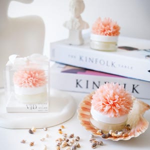 Wedding Favor Custom Candles, Bridal Shower Favors, Custom Wedding Shower, Candle Party Favors, Flower Candle Favors, Bridal Shower  Gifts