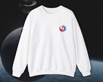 Rebel Empire Logos Embroidered Crewneck | Andor Inspired Sweatshirt | Star Wars Style