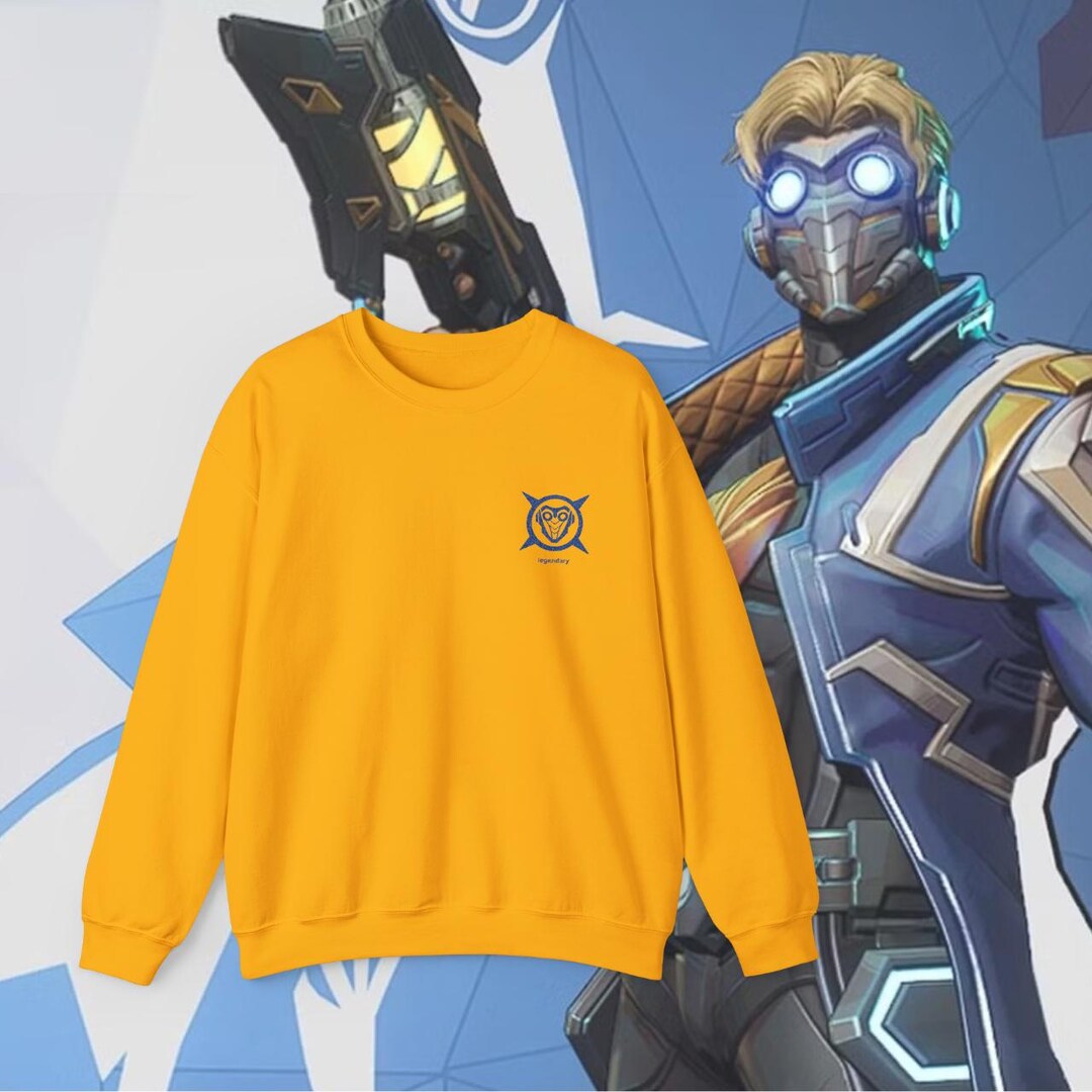 Lord Send Rival Merch Star Lord Marvel Rivals Inspired Embroidered Crewneck | Gamer Style - Etsy