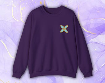Shinobu Sword Guard Embroidered Crewneck | Demon Slayer Insect Hashira Crewneck | Anime Style