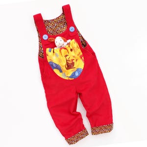 KANGAROO Romper pattern Pdf sewing pattern, Overall Dungaree, children baby toddler, Girl Boy 12 18 months 2 3 4 5 6 yrs Instant Download