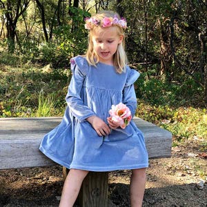 Girl Dress sewing pattern Pdf, FAIRYTALE, Flutter Sleeveless, Long and Short Sleeve, Woven and Knit, newborn up to 10 years