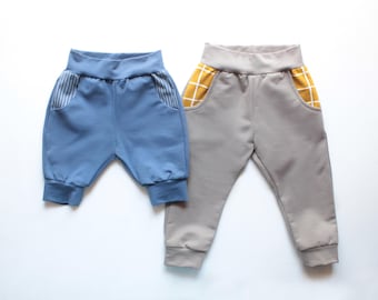 WHOOSH Kids Jogger Pants AND Kids Shorts pattern Pdf, Baby Pants, Boy Pants, Boy shorts, Toddler Pants Shorts pattern newborn - 10 years
