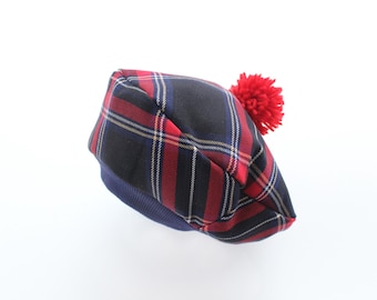 Patrón de costura para gorro boina BONNIE WEE, reversible, para prematuros de 10 años, tejido y de punto.