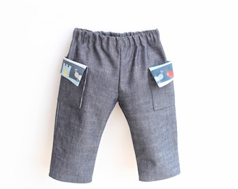 Children Pants pattern Pdf, Boy Pants pattern, Girl Pants pattern Pdf, ANTS in the PANTS, patch Pockets, Toddler Pants, newborn - 10 years