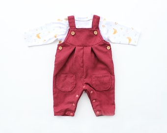JAZZY Romper Pdf sewing pattern, Knit and Woven, newborn up to 6 years