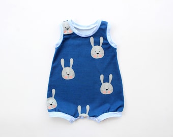 Patroon jersey babyromper| première - 4 jaar | FUNNY FRIENDS Kort rompertje patroon pdf, tanktop, romper babyjongen meisje peuter romper