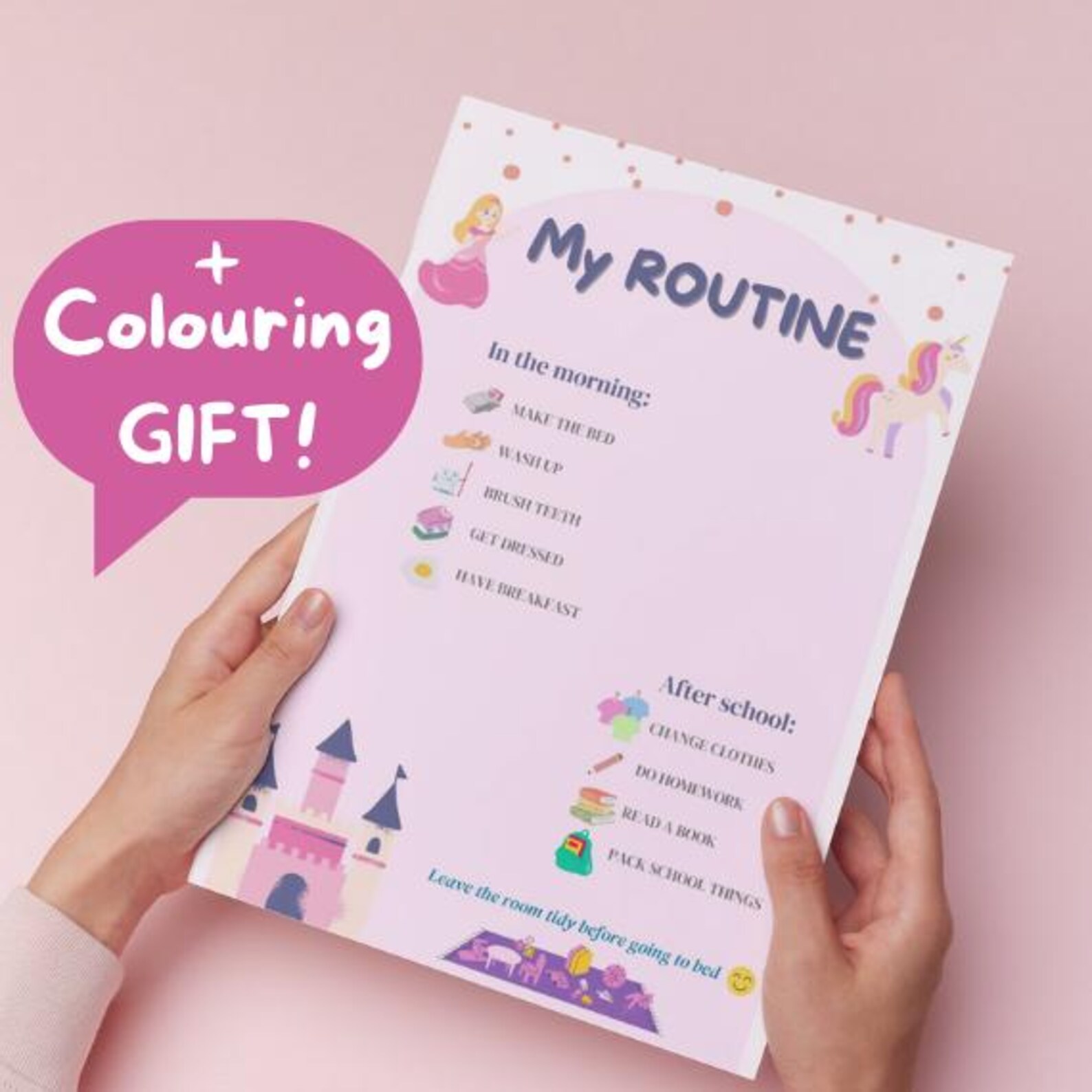 Printable Daily Routine Sheet for Kids – Fun and Easy-to-follow ...