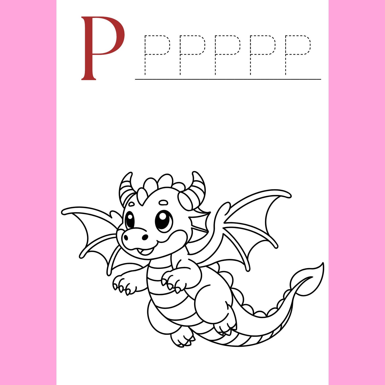 Princess Coloring ABC | Printable Alphabet Pages for Kids | Unicorns ...