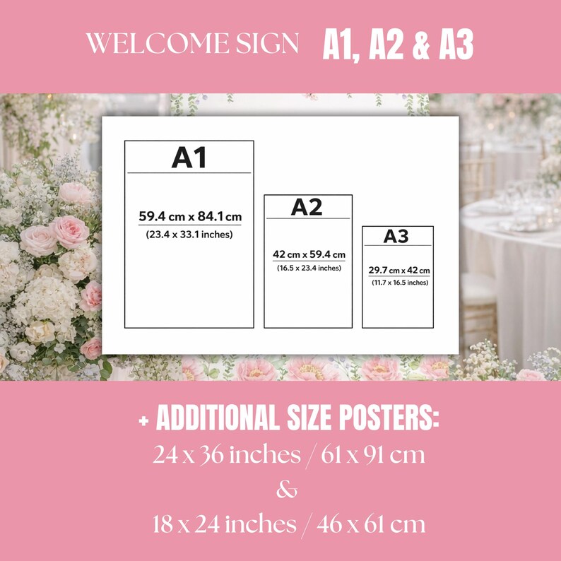 Romantic Peony Baby Shower Invitation & Welcome Sign Bundle (digital ...