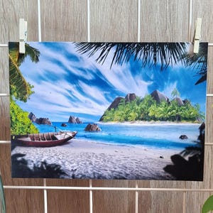 Carte A6 Sand Beach, plage de sable fin