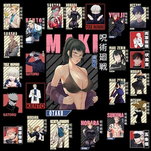 100+ Jujutsu Kaisen PNG Bundle, Anime PNG, Png Manga PNG,Cut File Gojo png, Sukuna png Digital Downloads, Clipart,Sticker, Instant Download