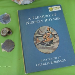 Dandelion Library 2 in 1 book Tom Thumb and other Favorites 1967 and A Treasury of Nursery Rhymes 1967 image 2