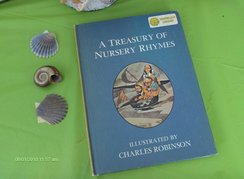 Dandelion Library 2 in 1 book Tom Thumb and other Favorites 1967 and A Treasury of Nursery Rhymes 1967 image 2