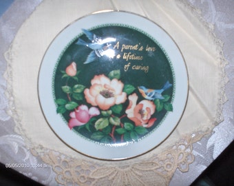 Vintage Lasting Memories Porcelain Plate  - 1984
